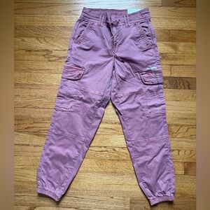 American Eagle Super High-Rise Baggy Joggers in Mauve